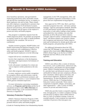 Page 60: 54 Appendix C: Sources of OSHA Assistance