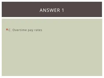 Slide 5: ANSWER 1