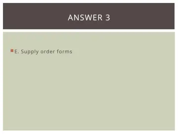 Slide 11: ANSWER 3