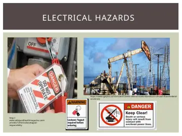 Slide 18: ELECTRICAL HAZARDS