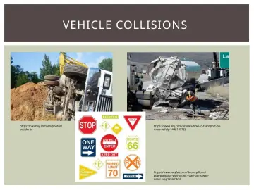 Slide 20: VEHICLE COLLISIONS