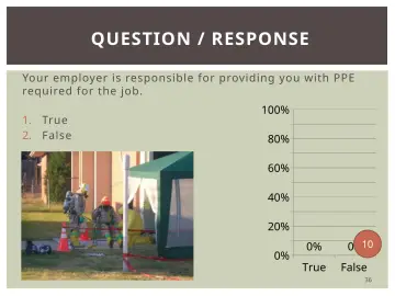 Slide 36: QUESTION / RESPONSE