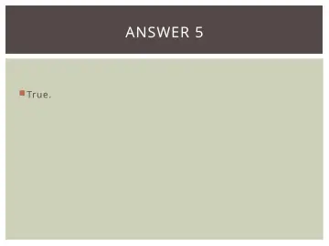 Slide 37: ANSWER 5