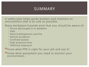 Slide 38: SUMMARY
