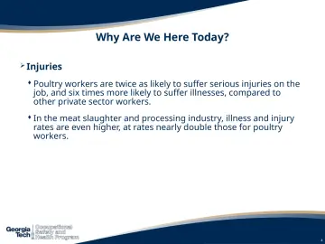 Slide 4: Why Are We Here Today?