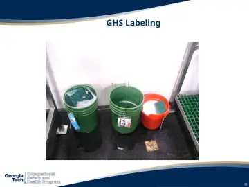 Slide 33: GHS Labeling