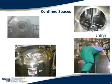 Slide 38: Confined Spaces