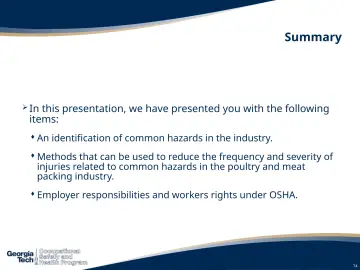 Slide 74: Summary