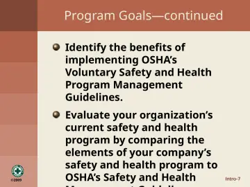 Slide 7: Program Goals—continued
