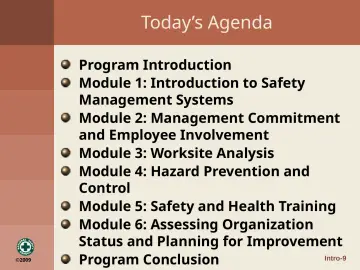 Slide 9: Today’s Agenda