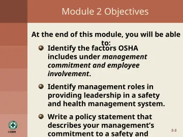 Slide 2: Module 2 Objectives