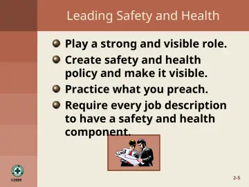 Slide 5: Leading Safety and Health