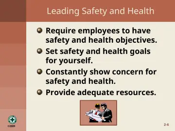 Slide 6: Leading Safety and Health