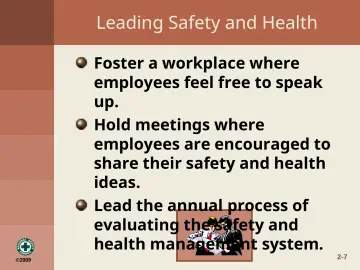 Slide 7: Leading Safety and Health