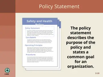 Slide 10: Policy Statement
