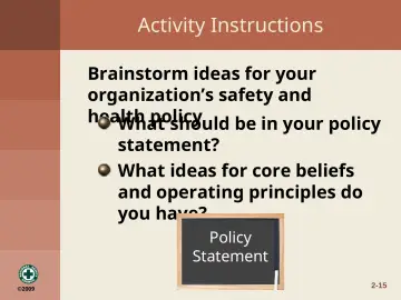 Slide 15: Activity Instructions