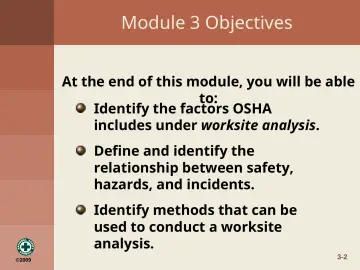 Slide 2: Module 3 Objectives