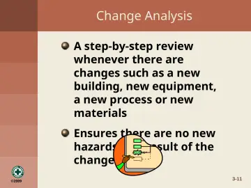 Slide 11: Change Analysis