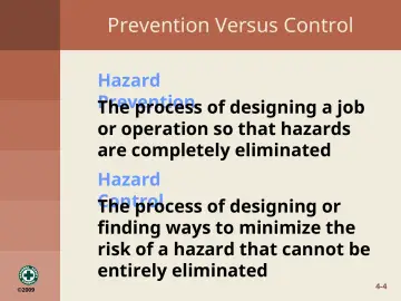 Slide 4: Prevention Versus Control