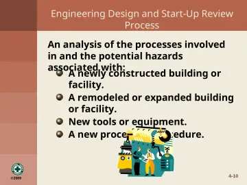 Slide 10: Engineering Design and Start-Up Review