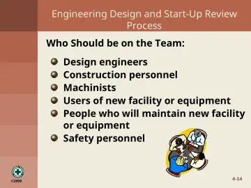 Slide 14: Engineering Design and Start-Up Review