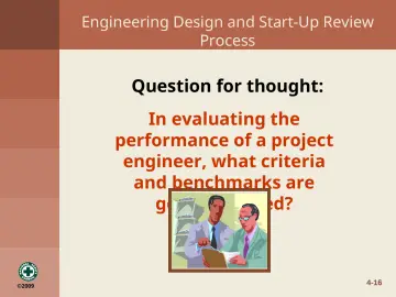 Slide 16: Engineering Design and Start-Up Review