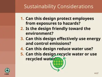 Slide 17: Sustainability Considerations