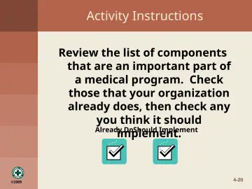 Slide 20: Activity Instructions
