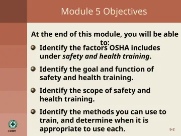 Slide 2: Module 5 Objectives