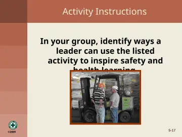 Slide 17: Activity Instructions