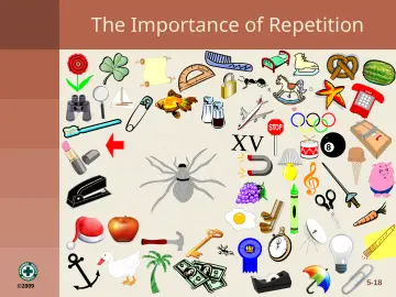Slide 18: The Importance of Repetition