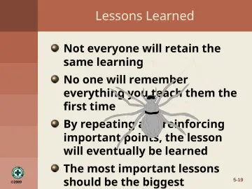 Slide 19: Lessons Learned