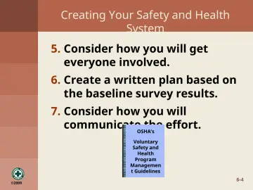 Slide 4: Creating Your Safety and Health