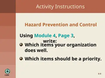 Slide 9: Activity Instructions