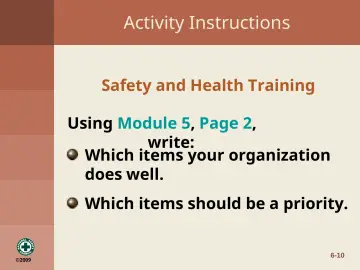 Slide 10: Activity Instructions