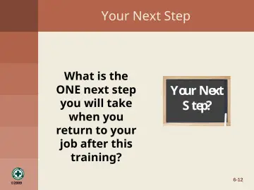 Slide 12: Your Next Step