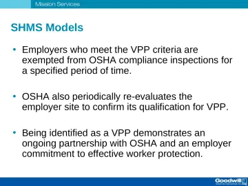 Slide 29: SHMS Models