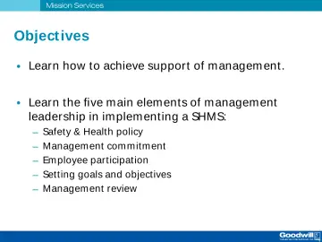 Slide 4: Object ives