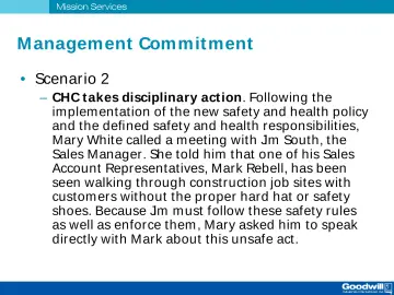 Slide 24: M anagement Commit ment