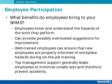 Slide 50: Employee Part icipat ion