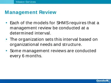 Slide 56: M anagement Review