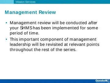 Slide 57: M anagement Review