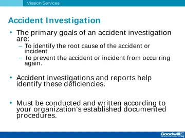 Slide 8: Accident I nvest igat ion