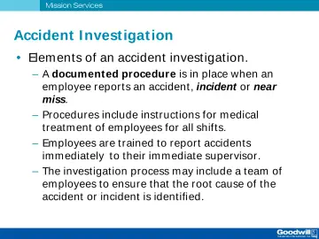 Slide 11: Accident I nvest igat ion