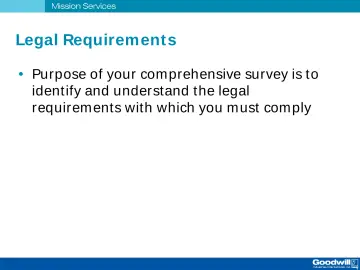 Slide 29: Legal Requirement s