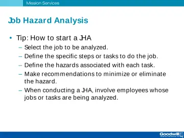 Slide 50: Job Hazard Analysis