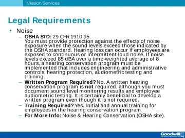 Slide 61: Legal Requirement s