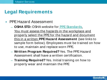 Slide 64: Legal Requirement s