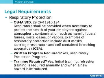 Slide 66: Legal Requirement s