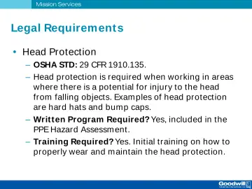 Slide 67: Legal Requirement s